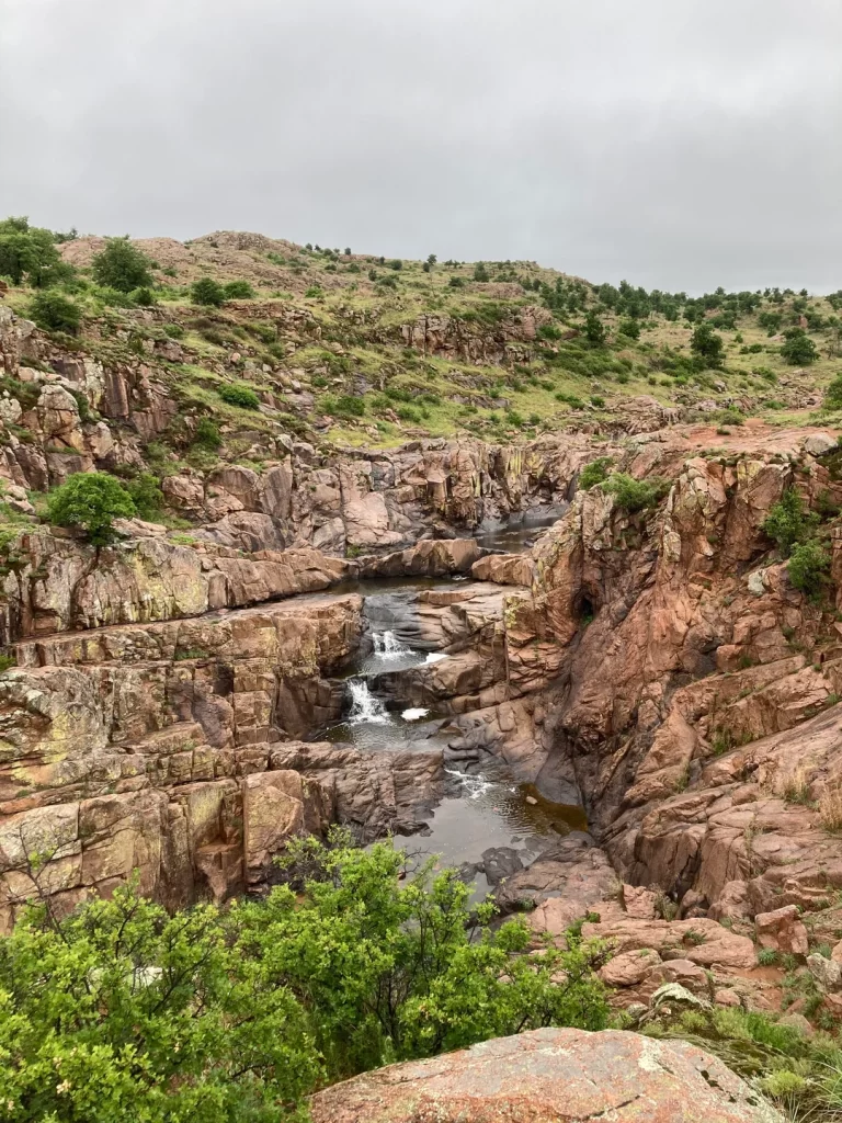 Cache Creek Falls, aka 40 Foot Hole, Wichita Mountains