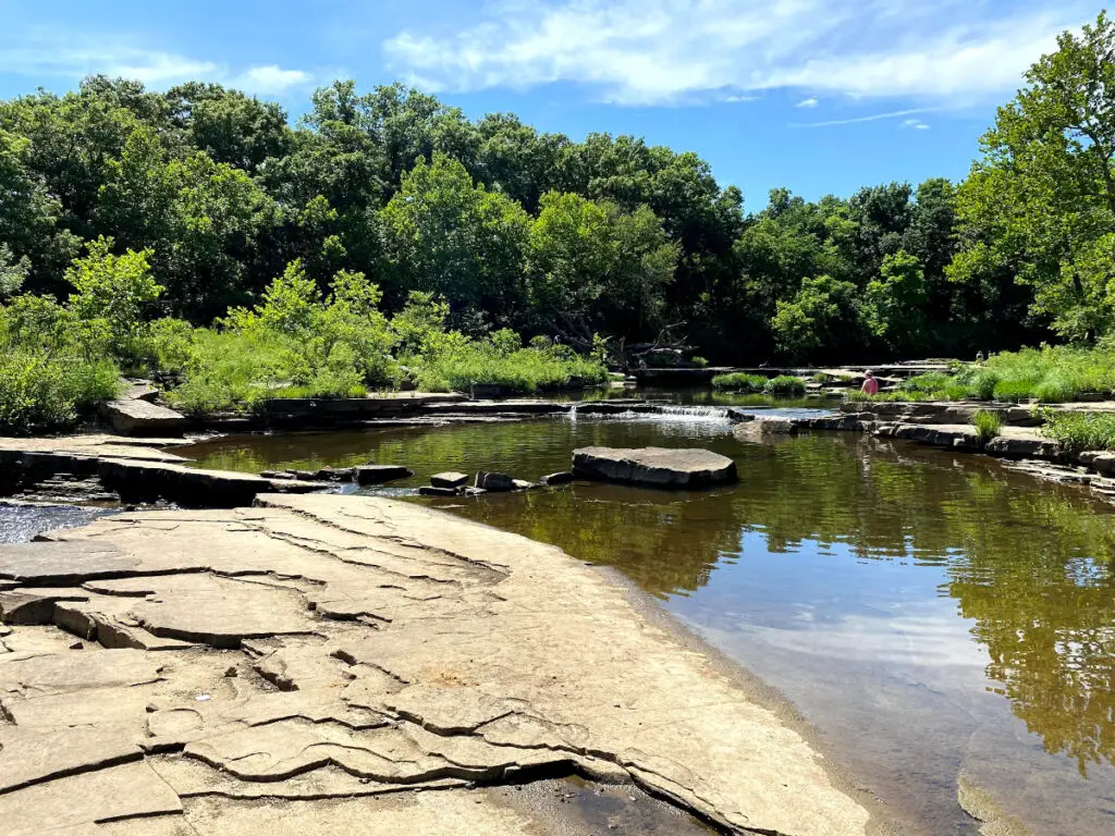 Sand Creek Falls, Osage Hills State Park