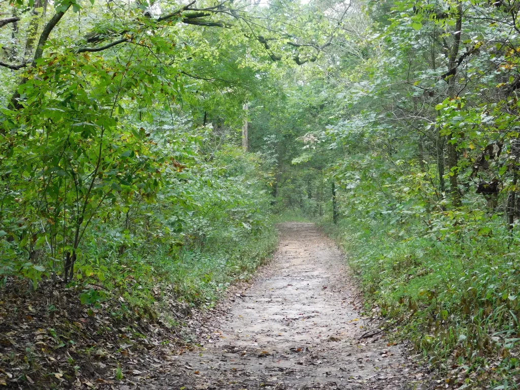 Sand Creek Falls Trail, Osage Hills State Park