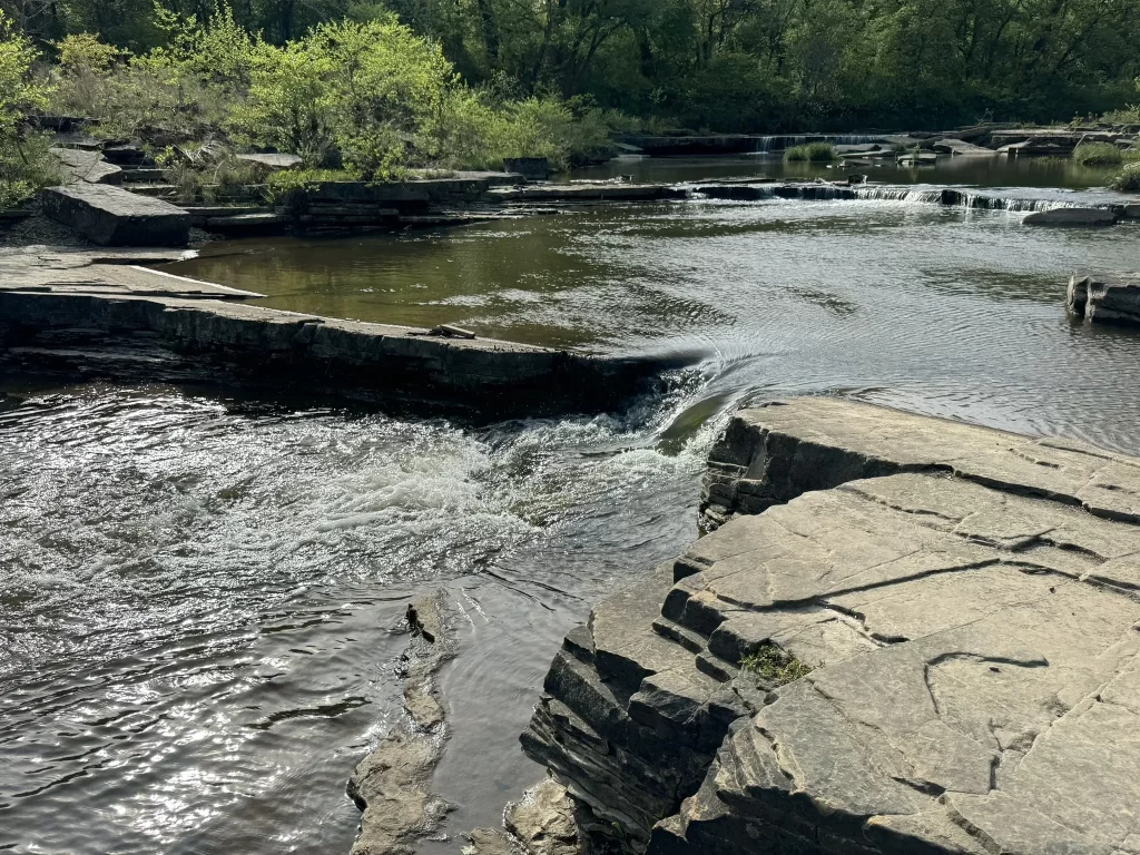 Sand Creek Falls Trail, Osage Hills State Park